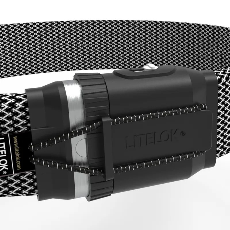 Litelok Gold Wearable Lock - Herringbone-1